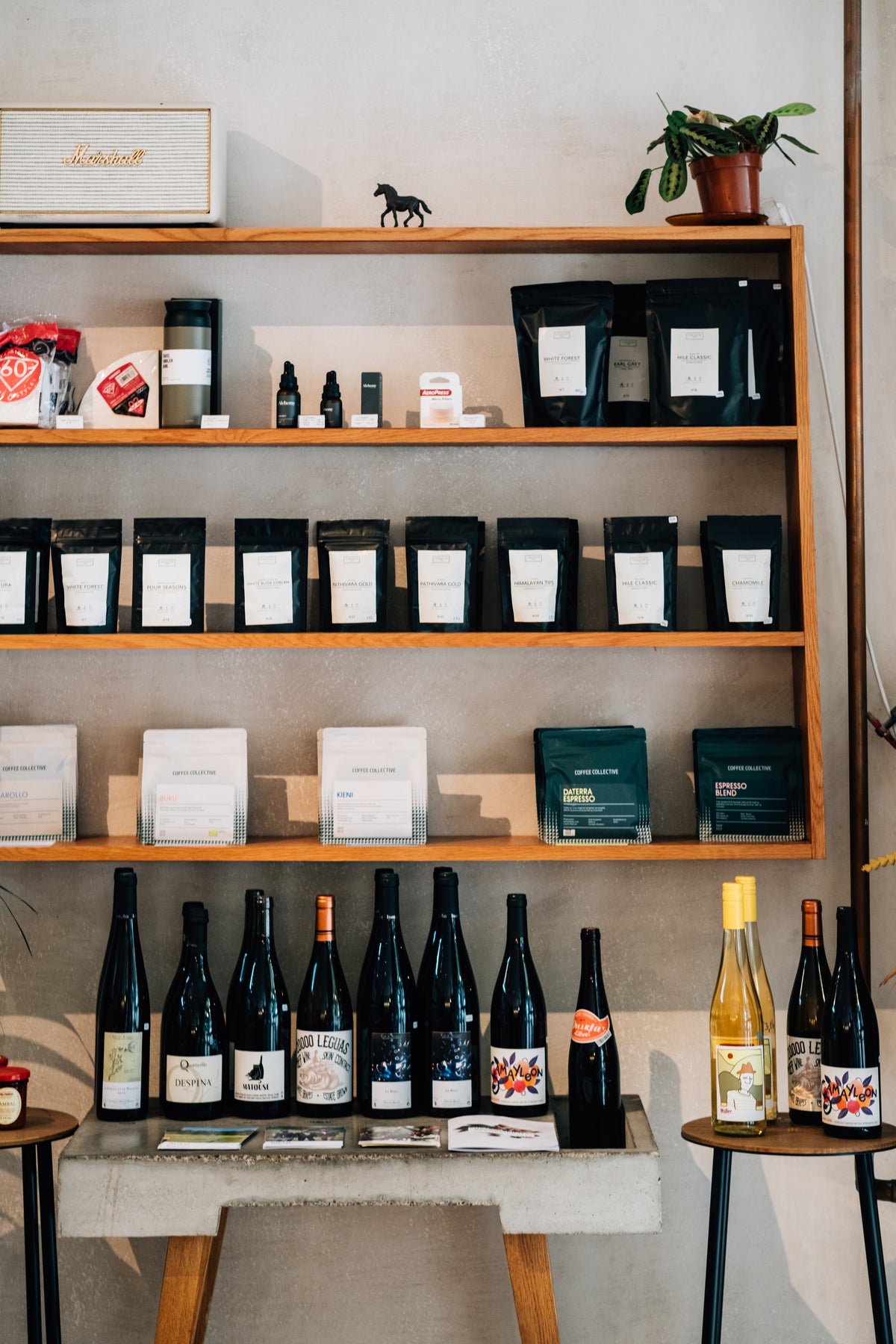 Custom private tasting flight material example